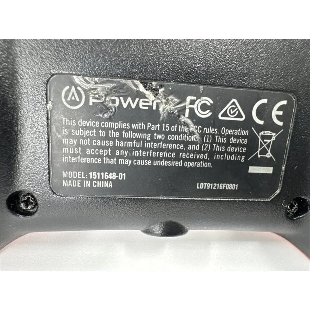 Power A Controller for XBox One Matte Red No Cord WORKS 1511648-01